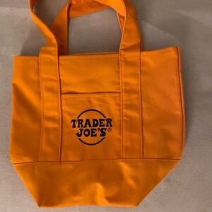 Trader Joe's Orange Tote Bag